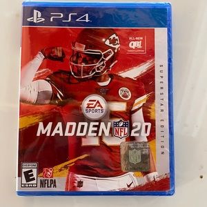 NWT Madden 20 for PS4 Superstar Edition